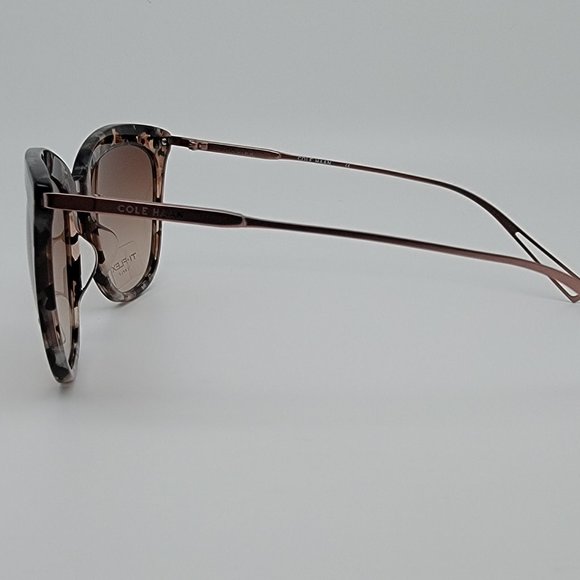 Cole Haan CH7079 651 Blush Tortoise Titanium Frame Brown Lens Sunglasses w/ Case main image 9